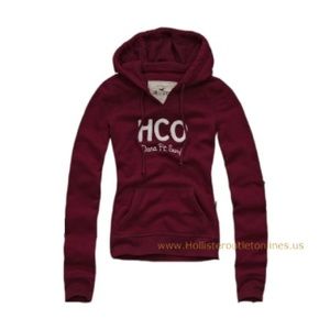 Maroon Hollister Hoodie Dana Pt. Surf